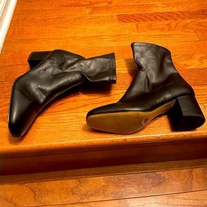 Franco Sarto Leather Sock Bootie Sz. 8.5